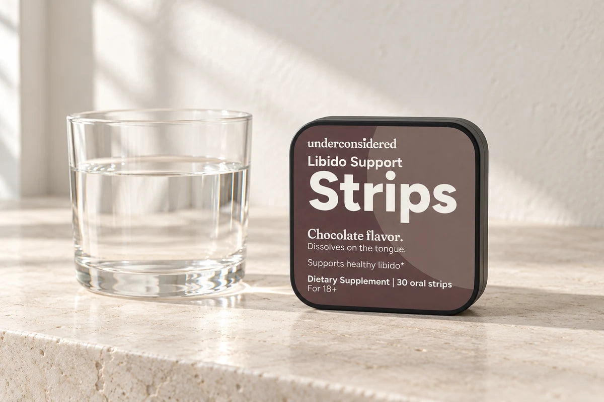 Libido Support Strips in a quiet daily-routine photograph